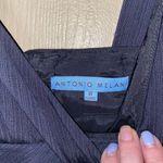 Antonio Melani Antonio Maleni Sleeveless Shirt Dress in Navy Pinstripe Dress - size 0 Photo 2