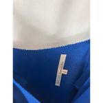 RACHEL Rachel Roy Ruffle Side Tank Blue Size Medium Photo 2