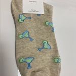 J.Crew NEW  Women Ankle Socks (martini glass print) Photo 0