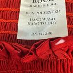 Koch  Red Satin High Waisted Shorts Size S Photo 5