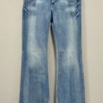 Big star Vintage Jeans Womens Sz 32 Long Blue Low Rise Sweet Boot Stretch Denim Photo 0