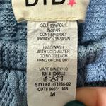 Bibi Woman’s Pullover Sweater Size Medium Blue Gray Long‎ Sleeve Photo 3