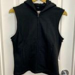 Harley Davidson EUC Harley-Davidson Hooded Women’s Vest, Black, Size Medium Photo 0