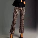 Anthropologie Maeve by The Margot Kick-Flare Cropped Pants, Size L, NEW Photo 2