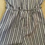 Romwe Pinstriped  short sleeved suit romper Photo 5