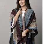 Natural Reflections  Poncho Cape Open Front Cape boho Soft Cozy Wrap One Size Photo 0