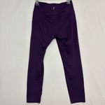 Zyia  Active Hi-Rise Legging Womens M Purple Plum Side Pockets 7/8 Athletic Gym Photo 1