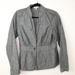 Eileen Fisher  cotton‎ button front blazer jacket Photo 0