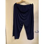Neiwei Soft Navy Blue 2pc Pajama Sleep Set Size 2XL‎ Capri Pants + T Shirt Photo 7