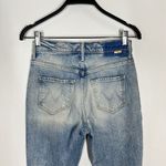 Mother Superior Sz 25 The Super Stunner Ankle Distressed Jeans Say Amen Again Blue Photo 7