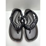 Naturalizer  Sandals Womens Size 8 Black Leather Slingback Slip On Shoes Photo 2