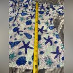 90’s Anna Kriste Beachy Shell Shirt XL White Photo 9