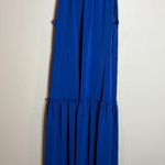 Rebdolls  royal blue Back In Office tiered maxi dress Photo 4