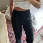 Princess Polly  navy & white stripped trousers  Photo 3