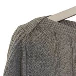 Crown & Ivy  large gray sweater long sleep wool blend Photo 5