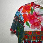 Desigual Women's Multicolored Floral Patchwork Short Sleeve T-Shirt Art to wear Photo 1