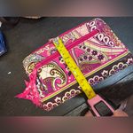 Vera Bradley Floral Pink and Purple Wallet Photo 4