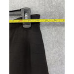 Anthropologie HD in Paris Skirt High Low Tiered Solid Black Size 8 Side Zip Photo 5