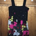 Xhilaration 🔵 ombré tank sweater! Black floral! Photo 0