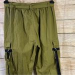Forever 21 cargo belted green pulled on joggers loose fit women Size Large Photo 7