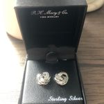 Macy's Macy’s Sterling Silver Earrings Photo 0