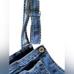 Torrid Flared Overall - Vintage Stretch Medium Denim Wash Sz 22 Cotton Flaw Photo 6