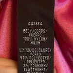 Monique Lhuillier ML Dress Hot Pink Lace Overlay Semi Formal Dress Sz 8 EUC Photo 11