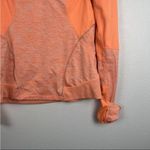 Zella  Womens 1/4 Zip Athletic Pullover‎ Orange Sz S Photo 3