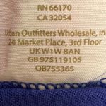 Free People It's Yours Peplum Tee T-Shirt Royal Blue Short Sleeve Modal Cotton S Photo 8