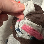 Ingrid Hass Multicolor Diamond Pattern Cardigan Gray Size M Photo 5