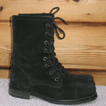 All Saints Black Military Combat Boots Photo 0