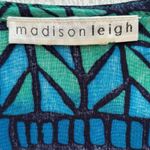 Madison Leigh  Maxi Dress Sleeveless Blue Jewel Tones Ties in Back Photo 9