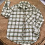 Aerie Women’s Sz XS Oversized Plaid Flannel Shirt Photo 3