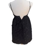 Line and Dot  Delilah Mini Dress Black Jacquard Satin Tie XS NWT Photo 5