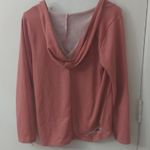 Cleo Distressed Pink Hoodie S Pastel Normcore Sportswear Gorpcore Classic Grunge Photo 3