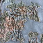 Lulus  Upgraded Event Blue Jacquard Bustier Strapless Midi Dress XL Formal NWT Photo 3