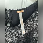 Free People Black Sequin Mini Dress Photo 2