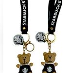 Starbucks 2 PCs of  keychain set Photo 0