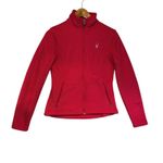 Spyder Womens Red Fleece Full Zip Jacket Size Athletic Outdoor S Photo 1