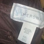 Vintage y2k brown velour flare pants Size XXL Photo 2