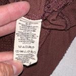 We The Free  • Free People Malibu Thermal Shirt Brown Small Oversized Boho Size M Photo 10