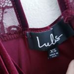 Lulus Crazy Over You Burgundy Velvet Racerback Maxi Dress Photo 9