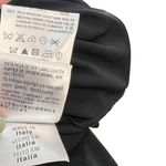 Love moschino Shirt Dress Collared Leather Detail Short Sleeve Black Size US 6 Photo 11