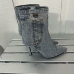 Jeffrey Campbell  Finitely Denim Pointed Toe Bootie Size 5.5 NWOT Photo 4