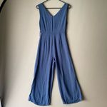 Lulu’s sz XS Sleeveless cotton blue jumpsuit Photo 6