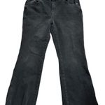 Free People NWT  Black Rita Crop Frayed Flare Jeans Size 31R OB833572. Photo 0