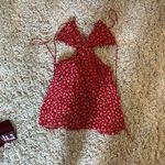 Apricot Lane Red floral cut out mini dress  Photo 1