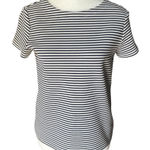Theory Striped Tee Shirt Top Crew Neck Short Sleeve Casual Everyday Nautical Photo 0