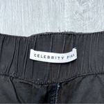 Celebrity Pink Black Elastic Waist Utility Jeans 1X Photo 1