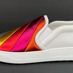 Salvatore Ferragamo Women's BALZE Rainbow Leather Sneakers US 7.5 - EU 38 Photo 1
